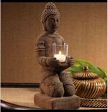 Kneeling Buddha Candle Holder #HD-CHB01